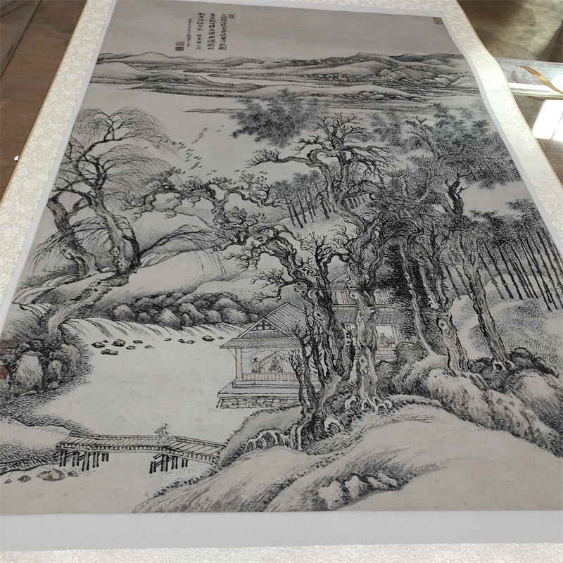 王翚秋树昏鸦古代名家山水画国画画艺术微喷复制国画