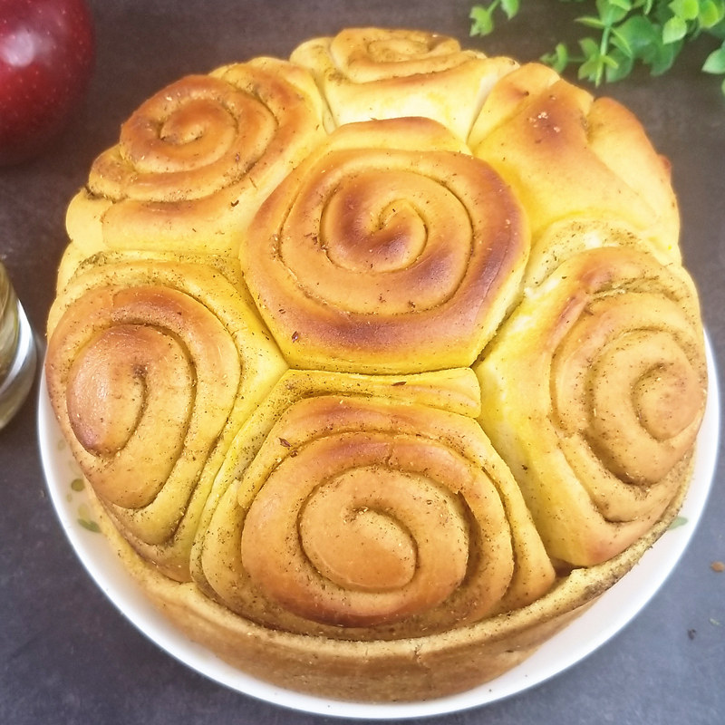 青海群锅大馍馍胡麻焜锅香苦豆锅盔发面速食营养早餐面点特产糕点