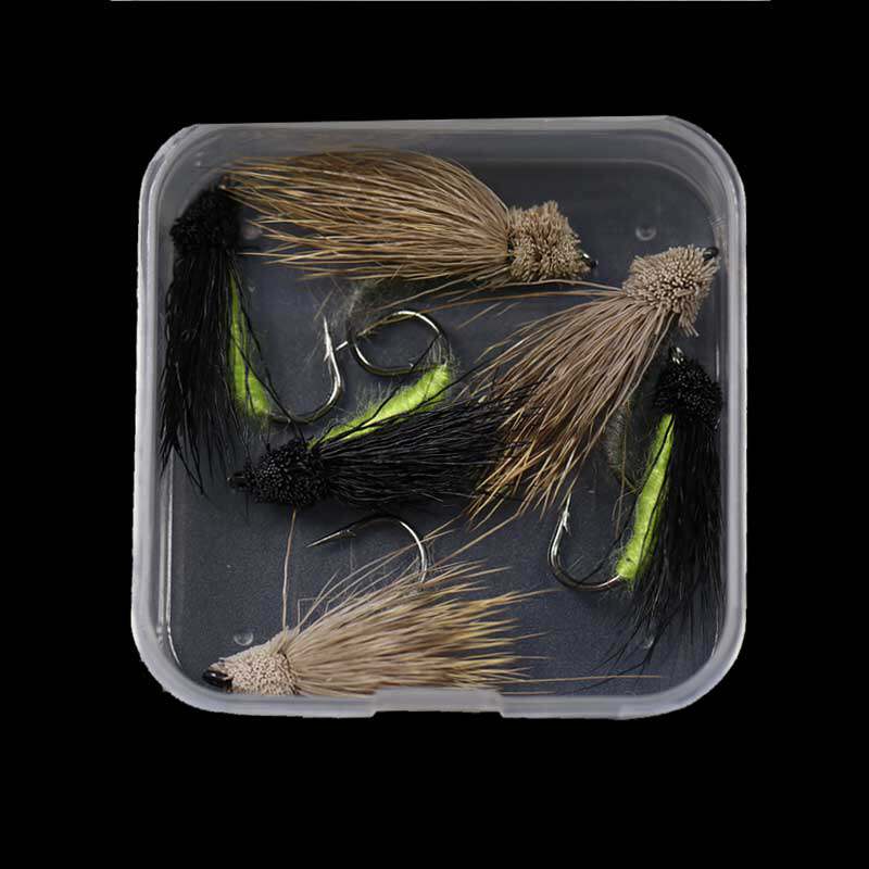 干式毛钩假路亚淡水鱼鲈鱼鳟鱼飞蝇蚕蛾石蚕蛾仿生活饵