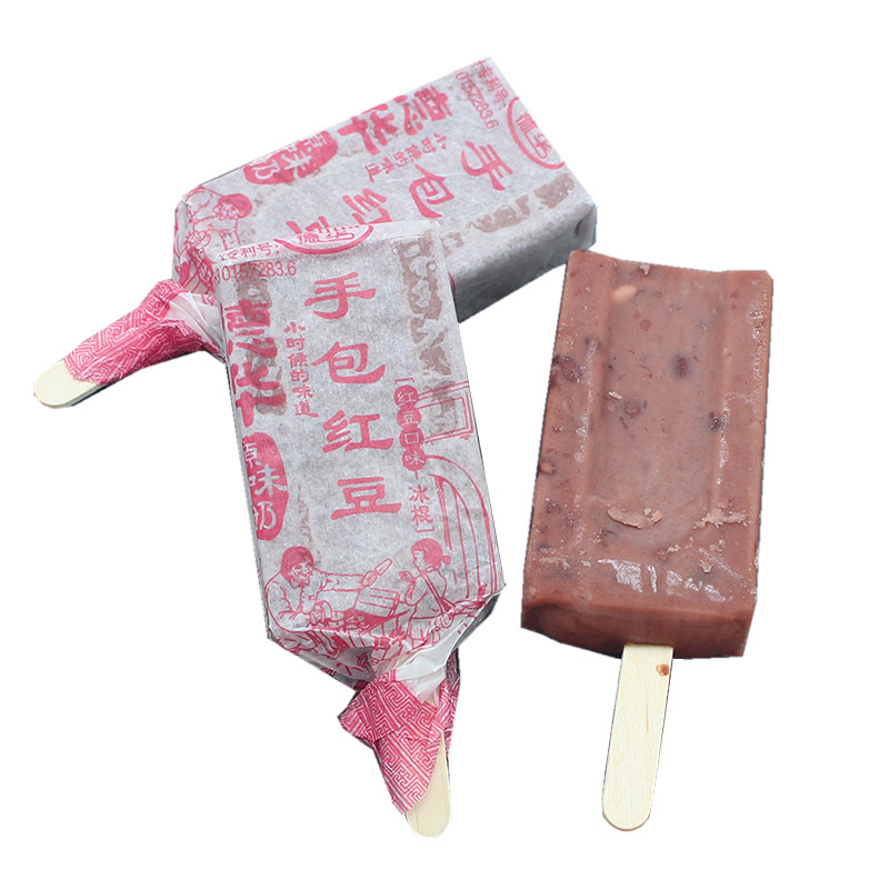 网红德华手包红豆绿豆原味酸奶冰淇淋雪糕冰棍冰淇淋