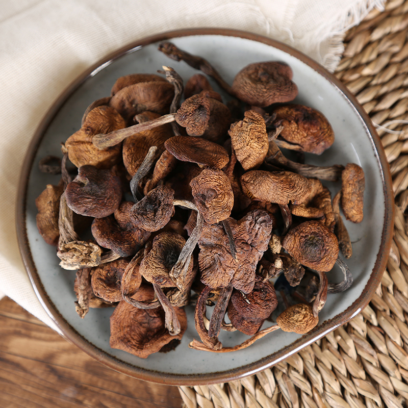 铭优食品 榛蘑东北野生蘑菇500g长白山特产干货 蘑菇干小鸡炖蘑菇