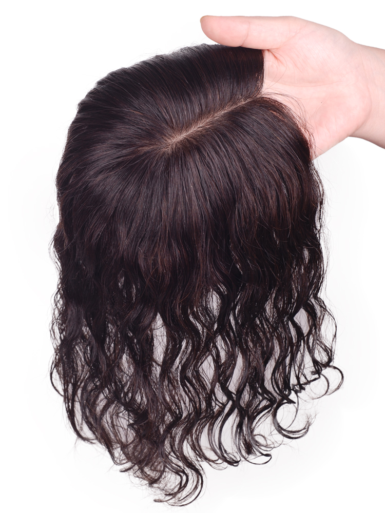 头顶补发片遮白发女士刘海块假发片刘海片星夜美旗舰店