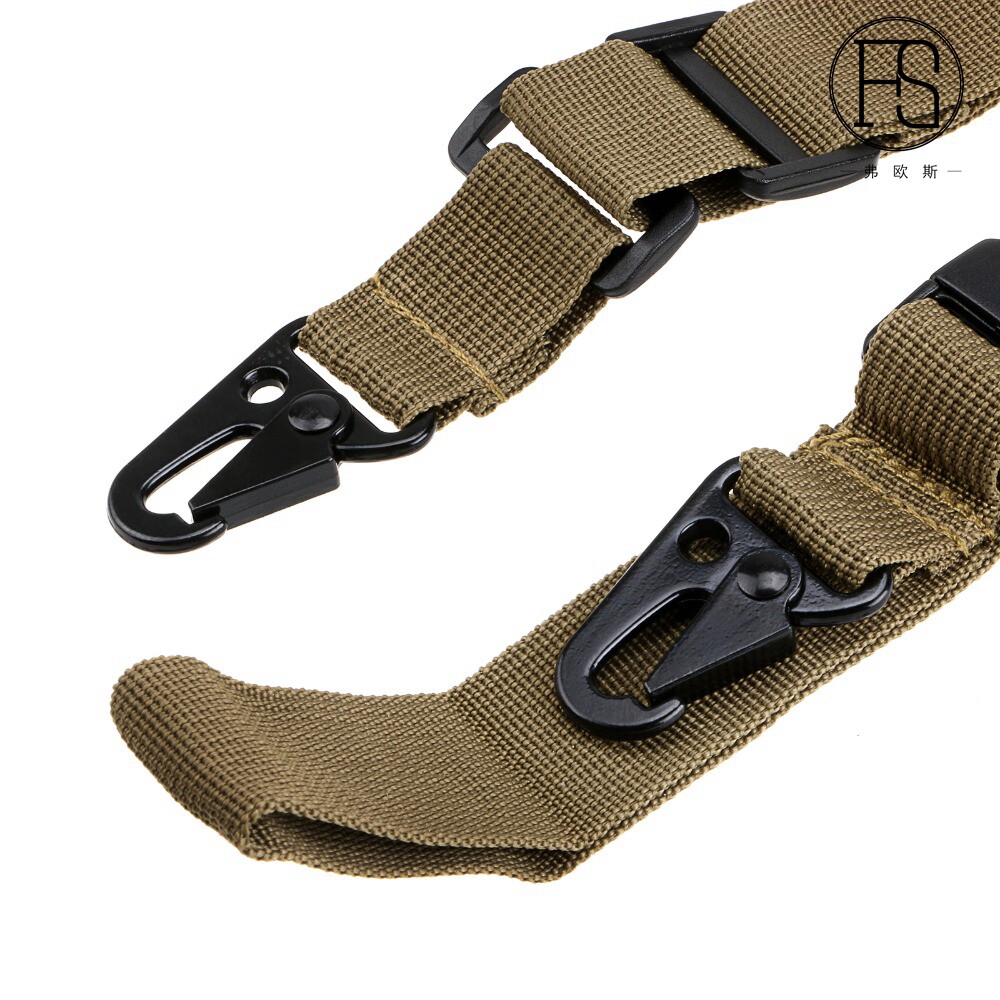 任务战术三点式枪绳耐磨防水背带户外防丢挂扣战术腰带