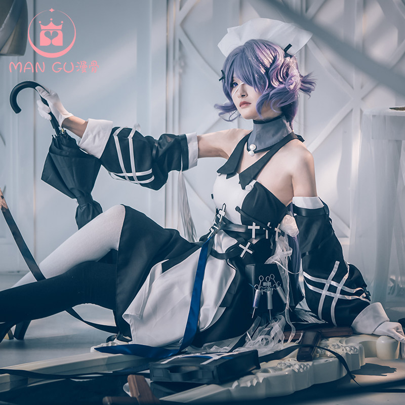 cos漫骨明日方舟絮雨精一游戏皮肤套装cosplaycosplay女装