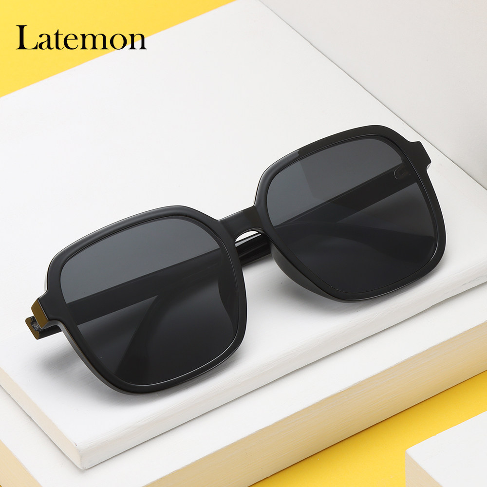 latemon浪特梦太阳镜素颜大框眼睛明星同款tr90偏光太阳眼镜