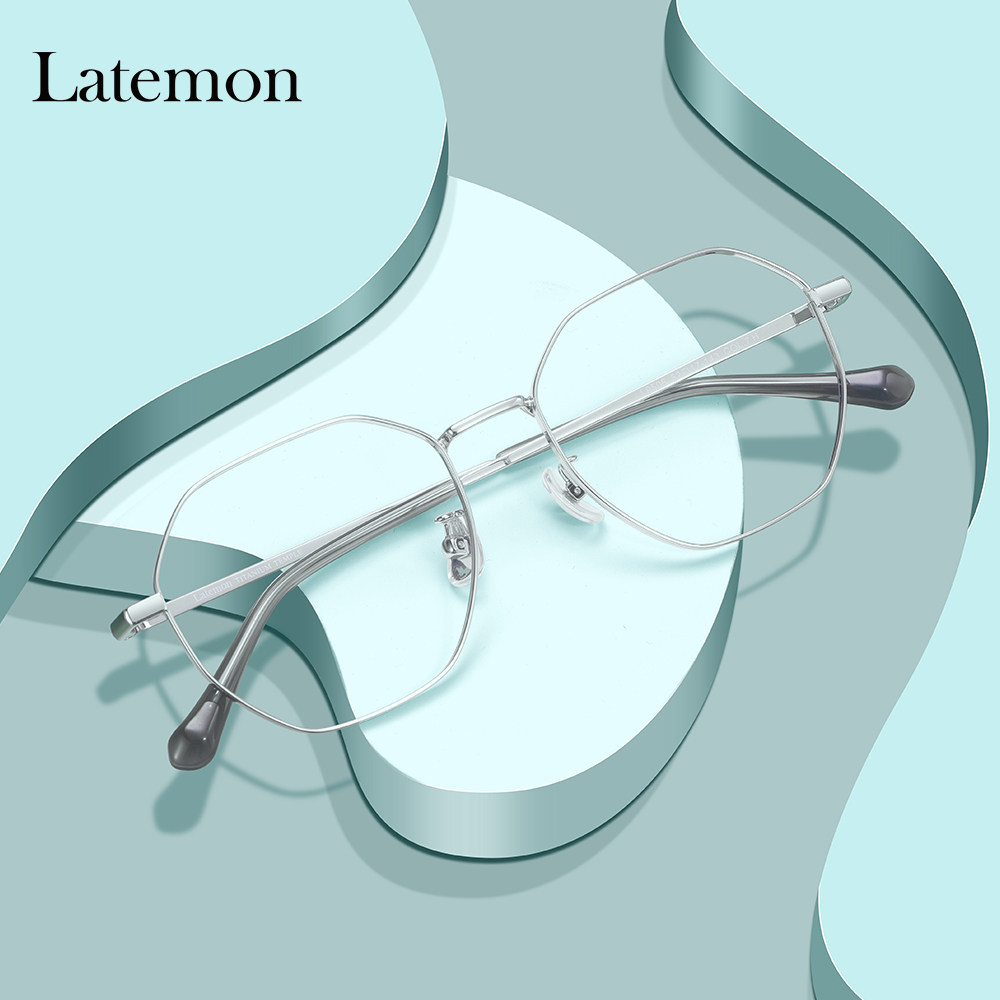 latemon浪特梦素颜蓝光眼镜近视近视眼眼睛眼镜架男可眼镜架