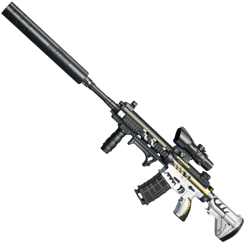 m416手自一体连发水晶专用电动儿童玩具手动自动电动玩具枪