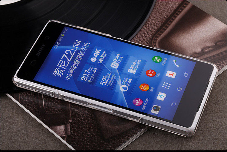 索尼z2手机机壳l50t保护套l50u超薄透明硬壳手机保护套