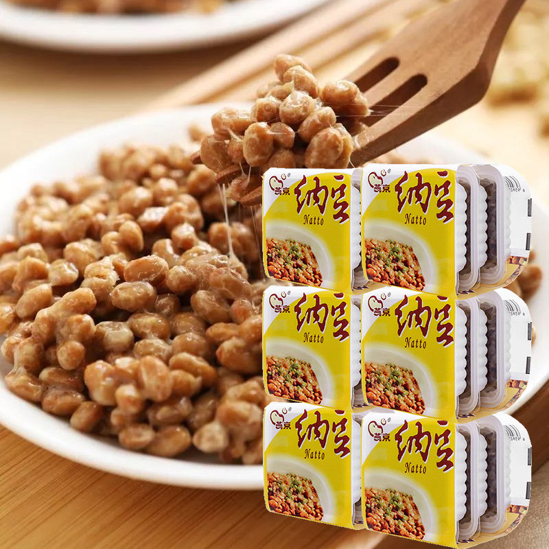 纳豆日式燕京大粒大豆即食拉丝美味料理150g寿司料理