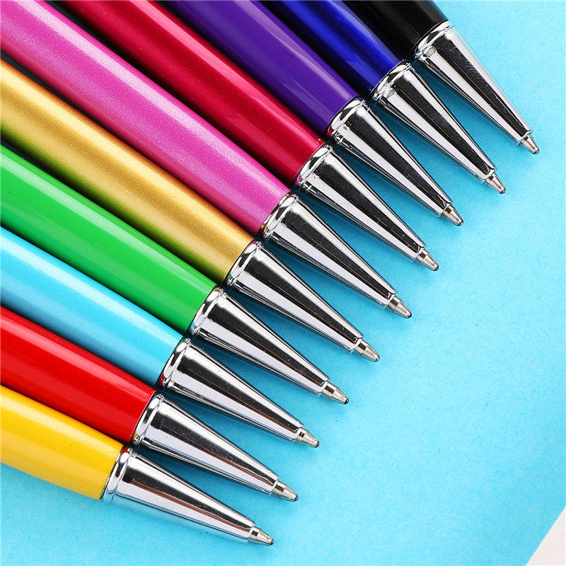 网红闪光流沙圆珠笔可爱少女旋转笔芯手账签字笔圆珠笔