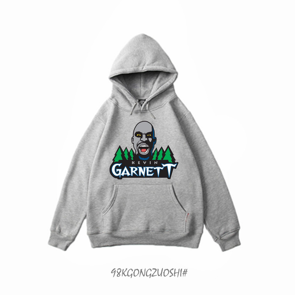 篮球球星kevingarnett加内特卫衣外套圆领宽松纯棉卫衣