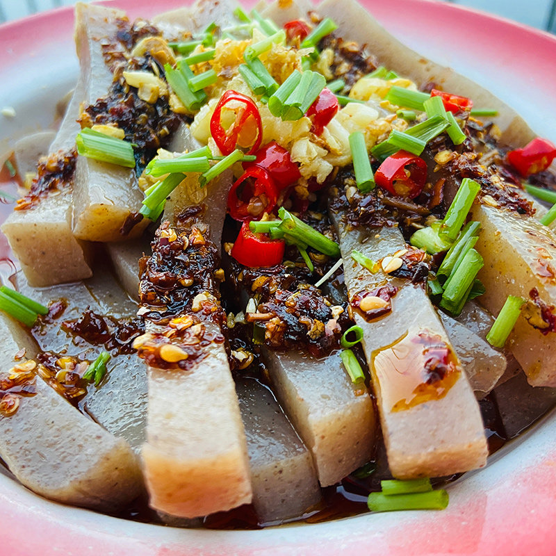 正宗新鲜魔芋豆腐块四川凉拌面皮手工低卡脂代餐其他食品