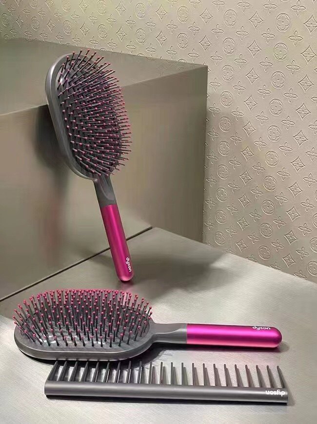 dyson戴森原装气垫梳宽齿梳便携按摩女士长发梳子