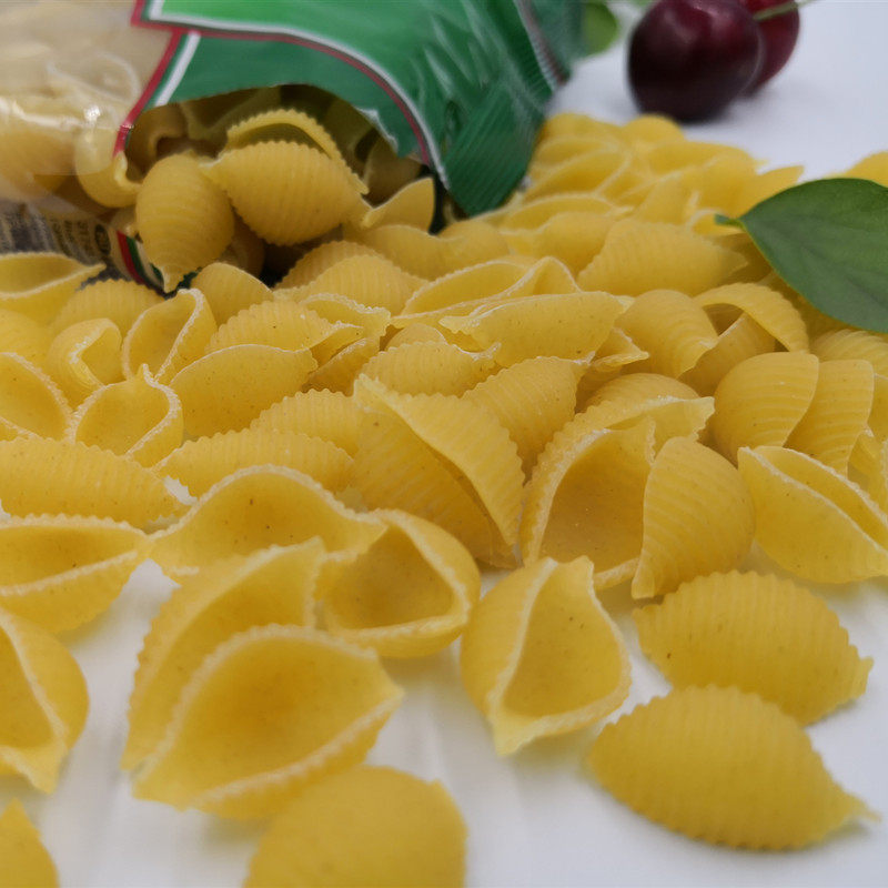 俄罗斯原装进口螺旋形意大利马克通心粉速食贝壳400g意大利面