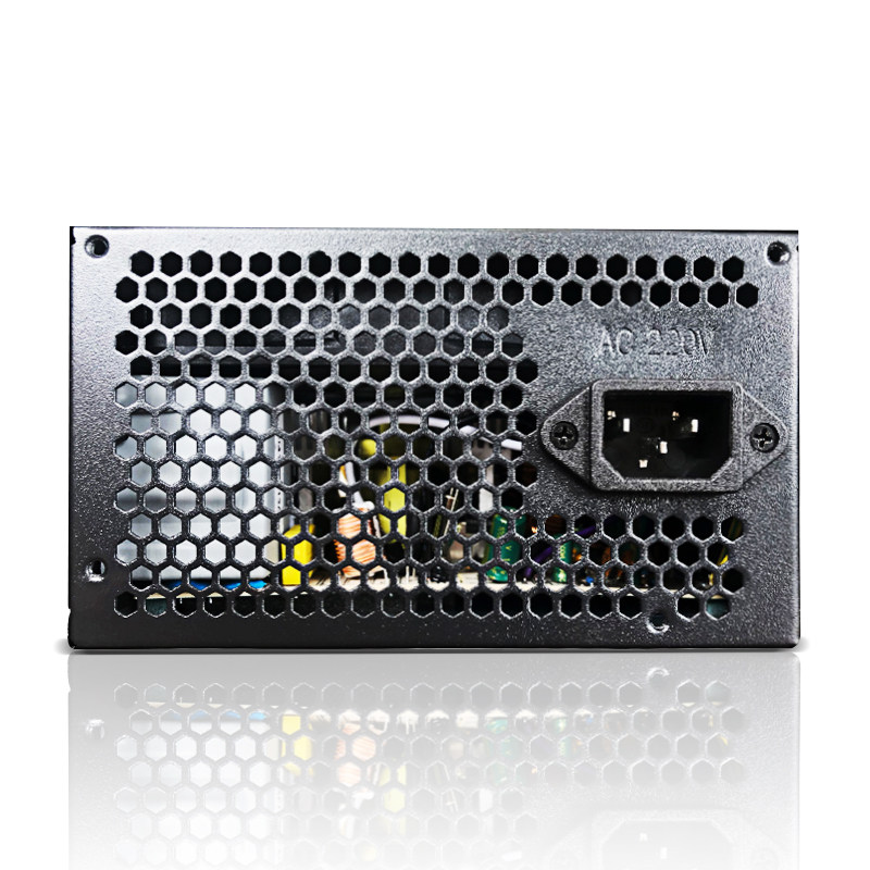 宽幅静音电源玩嘉gp650w台式机额定300w背线台主机电源