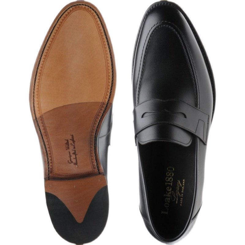 loake劳克男新款真皮纯手工制作正装皮鞋ansonloafers海外代购