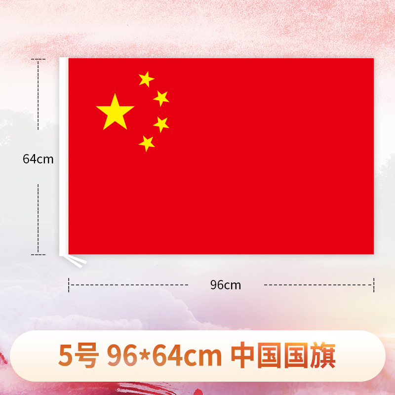 5号中国国旗五星红旗 各种尺寸党旗团旗外国旗有货 水洗不易掉色