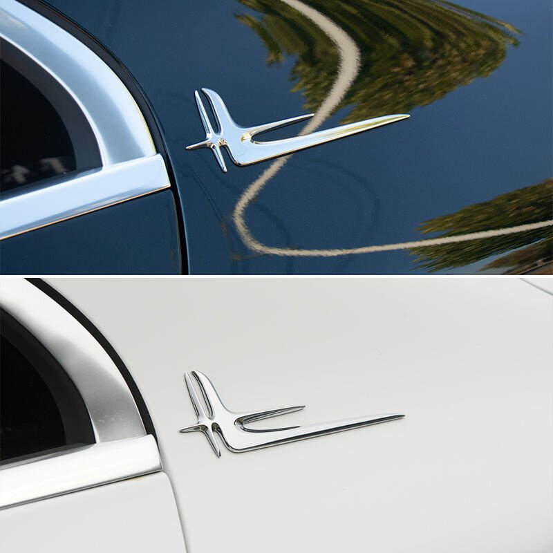 加长侧标汽车金属装饰奔驰版标车车贴标志改装汽车车标