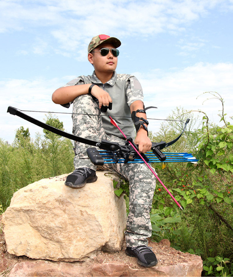 新款闪电狼分体弓复合片直拉弓反曲弓箭景区射击户外弓箭运动竞技