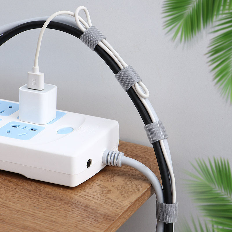 线带自粘魔术贴理多功能家用绕线固定器数据线收纳理线器