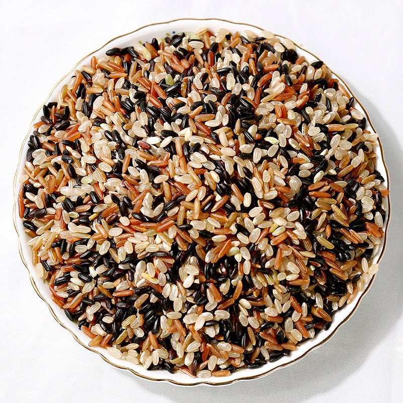 三色米糙米 粗粮红米黑米 糙米糊五谷杂粮胚芽米粗纤维饱腹脂减饭