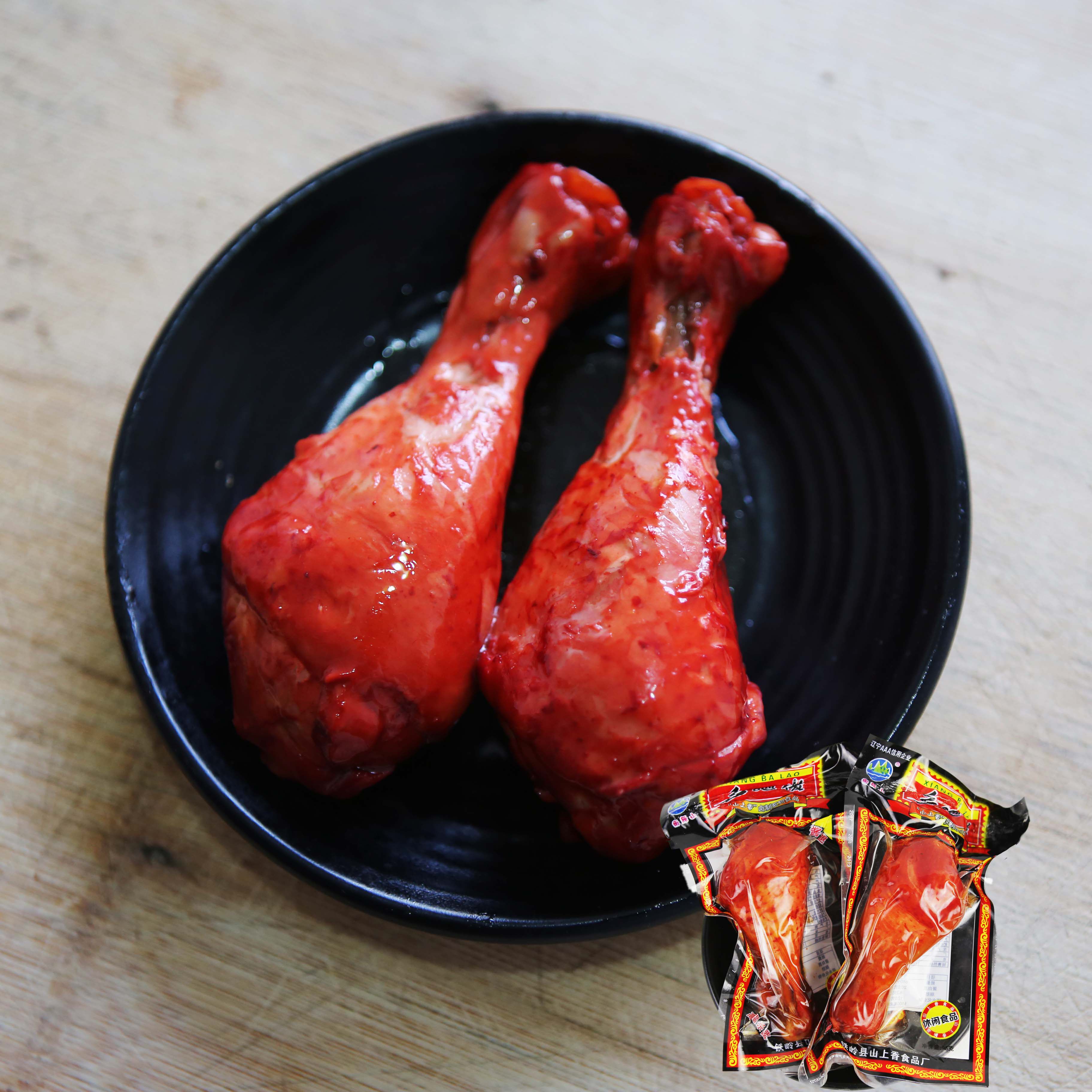 山上上香卤味五香酱香鸡腿乡巴佬风味熟食95g鸡肉零食