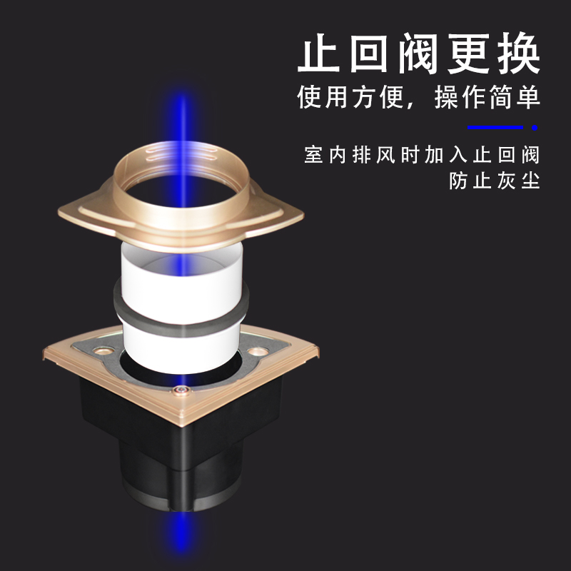 蓝山艾灸净化器空气净化空气排气排烟设备新风排风室内新风系统