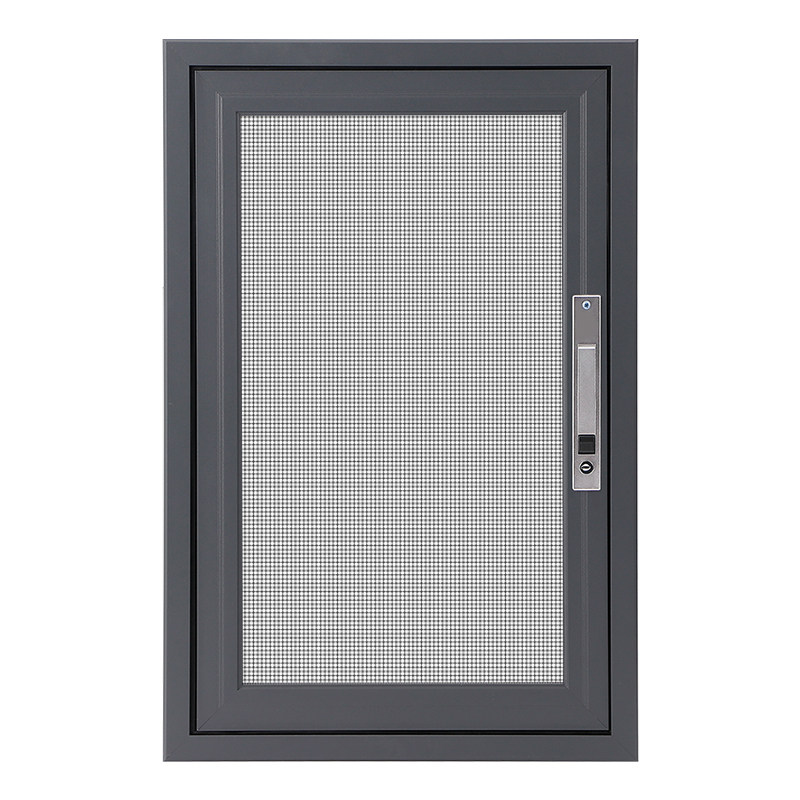 定制不锈钢金刚铝合金纱窗带锁内平开窗儿童防护纱窗