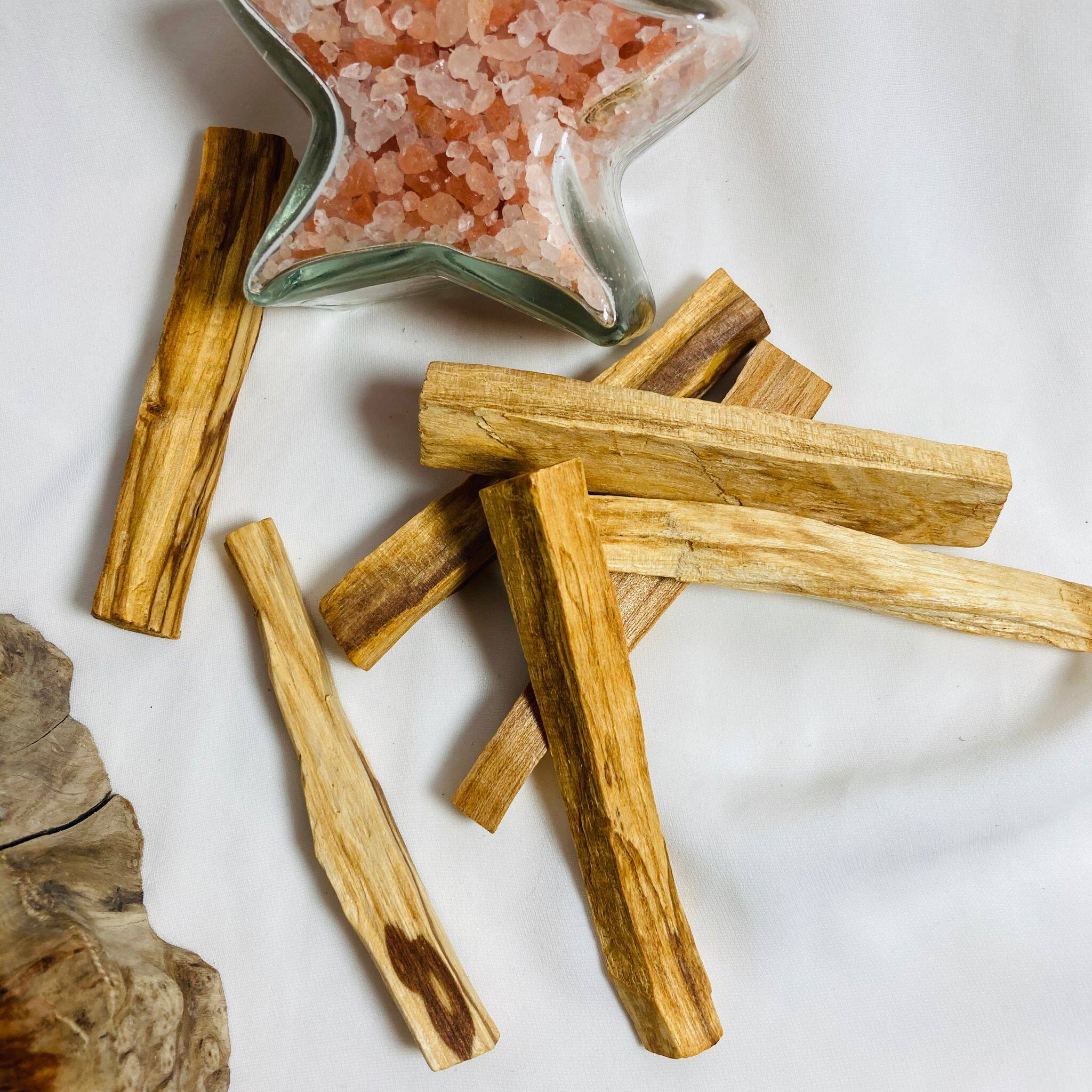 【两根装】天然秘鲁圣木 圣木原木 净化空间 水晶 冥想灵修 礼佛