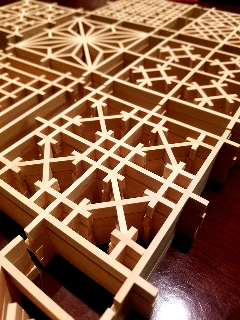 样品 十个图案 每样一个从组子开始吧 永宁组子|组子细工样品 - 爱购