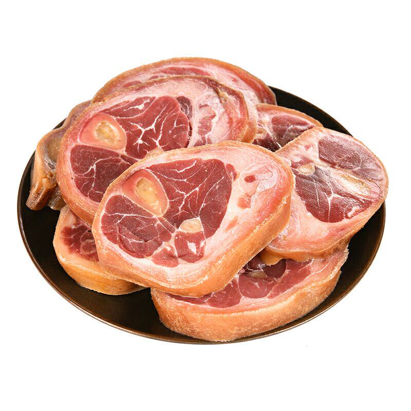 冕宁烟熏凉山猪脚农家腊肉四川余记切片猪蹄腌肉