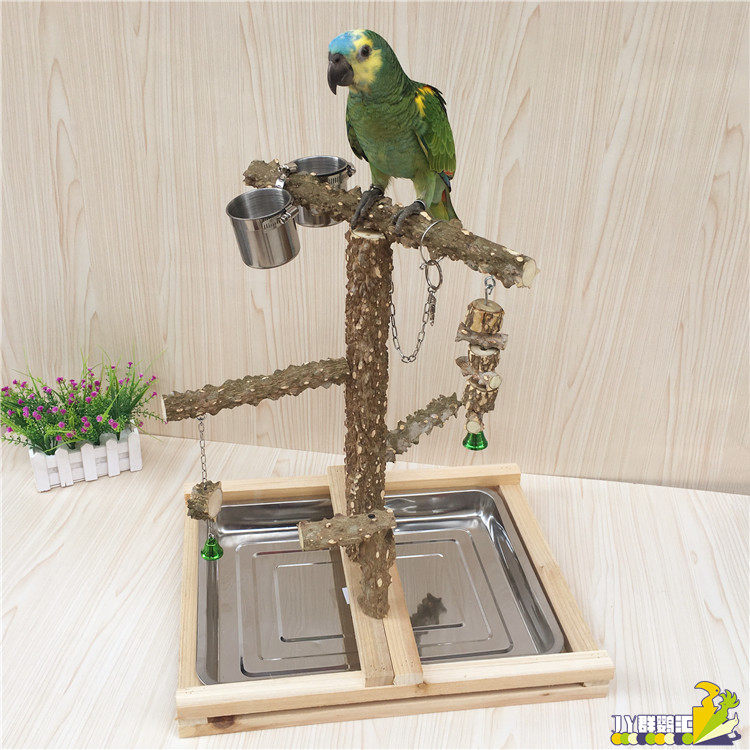 鹦鹉实木站架游戏台架花椒木站架攀爬游乐场架子其他