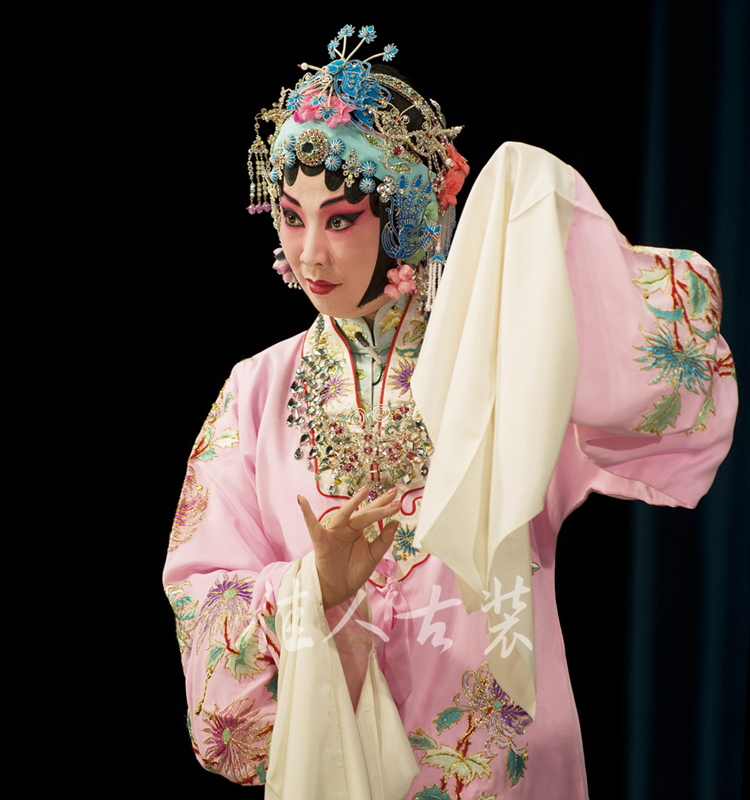 戏曲头饰女京剧头饰青衣花旦京剧头面小姐戏曲头套戏服装古装头饰