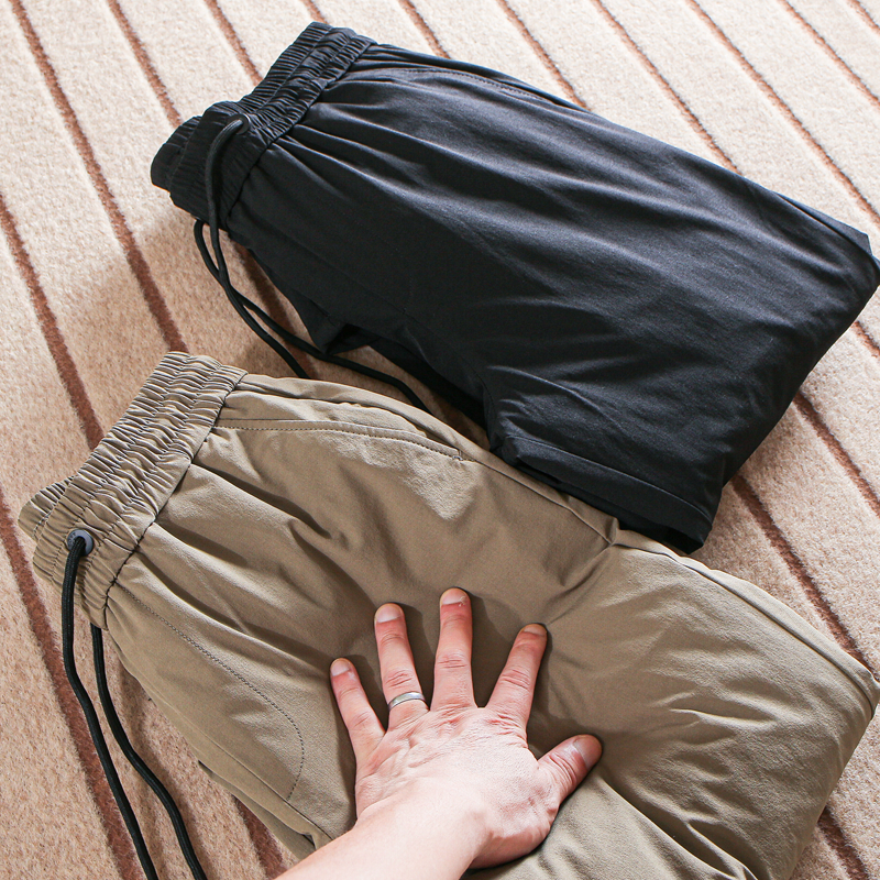 不可错过！不怕冷！90高充绒！秋冬季男士防风防水保暖裤羽绒裤潮