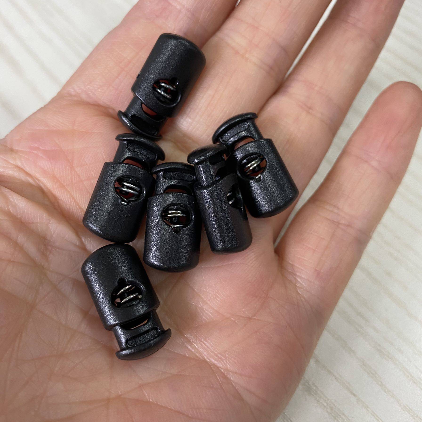 3mm弹簧伸缩皮筋卡扣扣帽多个直径弹力乳胶绳子