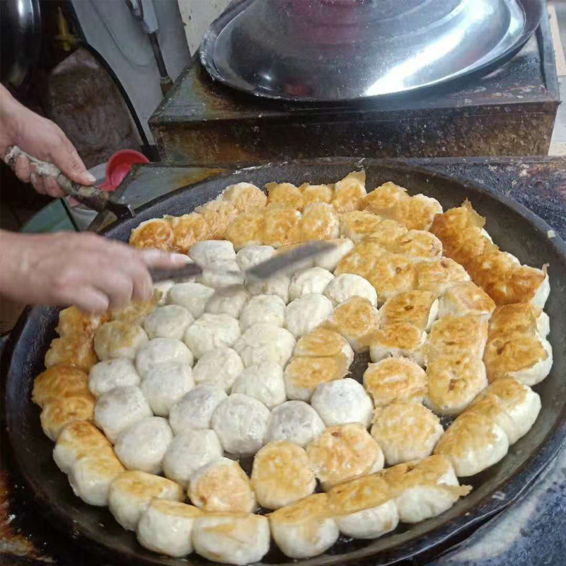 湖北天门土特产水煎包锅贴牌楼老贾包子莲藕馅鲜其它