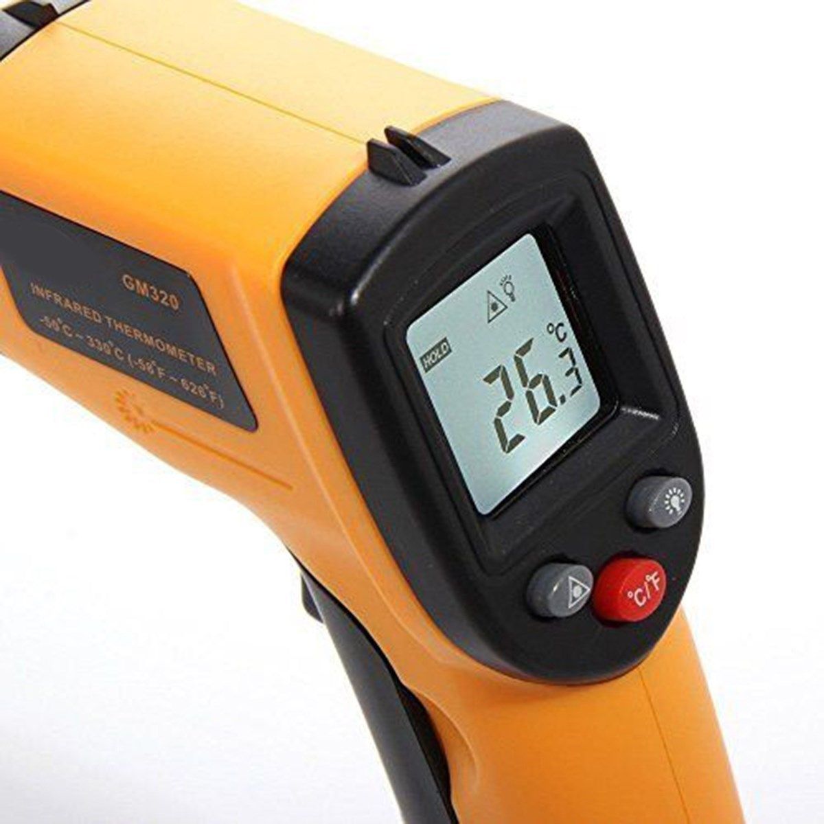 工业温度计探热测温枪手持电子感应油温红外线高精度测温仪器厨房