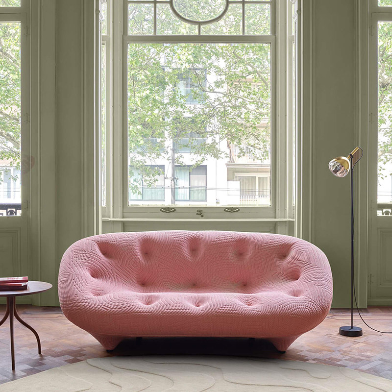 法国ligneroset写意空间布艺沙发靠背客厅布艺沙发