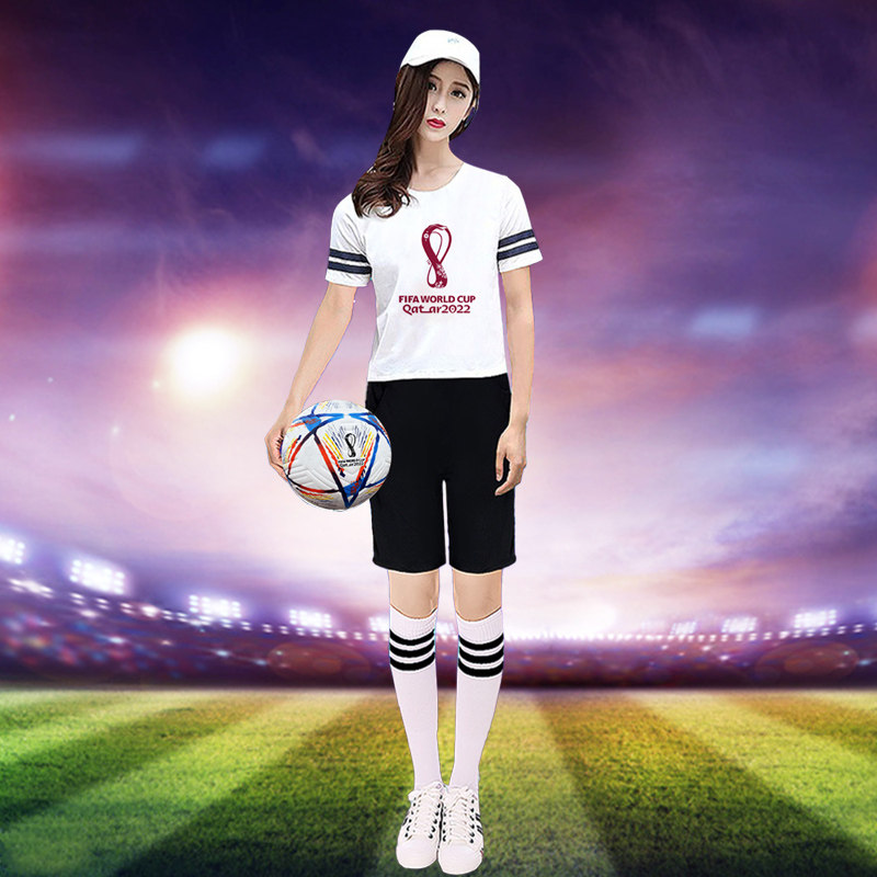 世界足球宝贝套装男女球衣队服啦啦操表演表演性性感民族服装