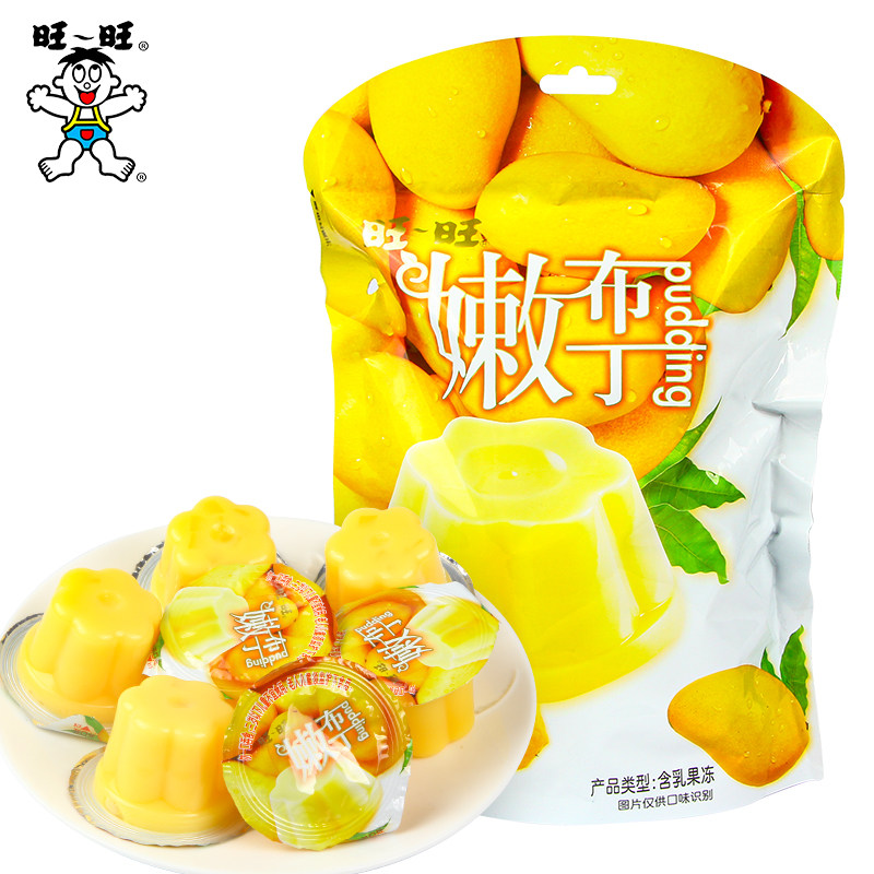 果冻布丁旺旺含乳牛油乳酸菌芒果草莓优酪果冻