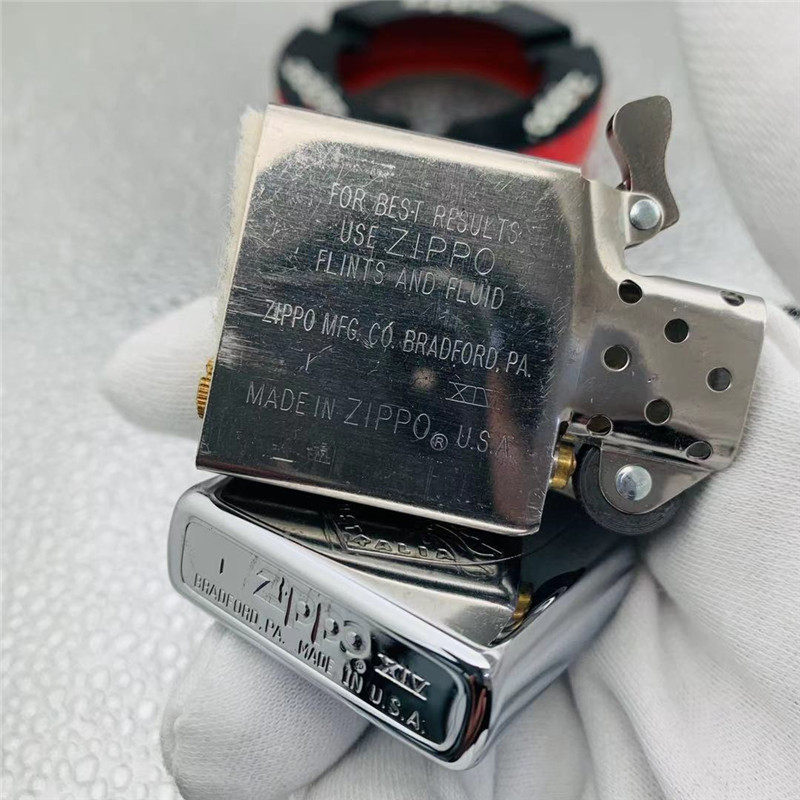 正版之宝zippo防风煤油打火机全新同龄老机1998年zippo