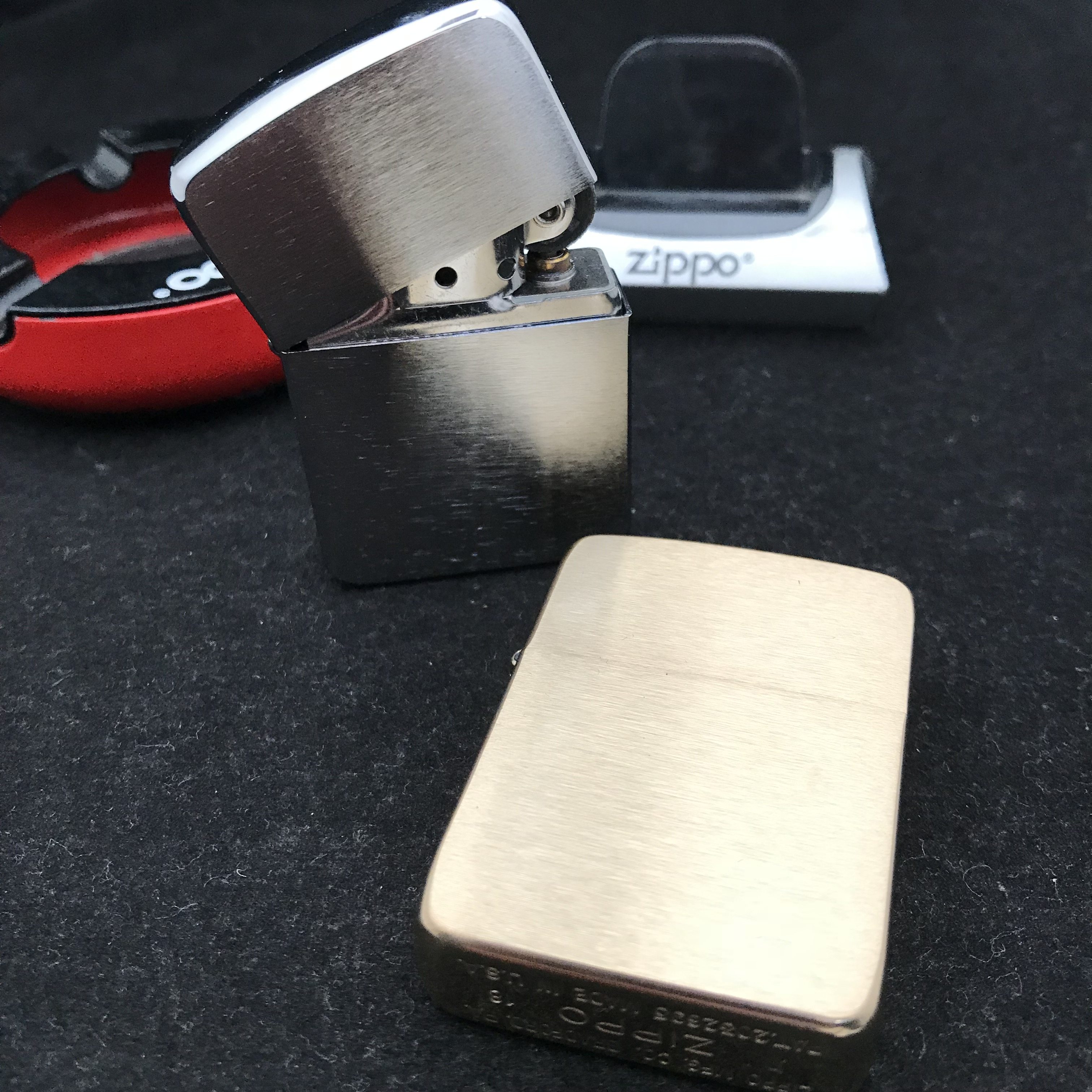 左左进口原装美国zippo防风煤油打火机纯铜1941zippo