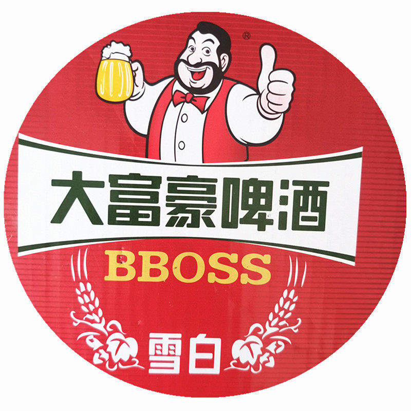 江苏南通特产大富豪啤酒雪白500ml整箱12听易拉啤酒