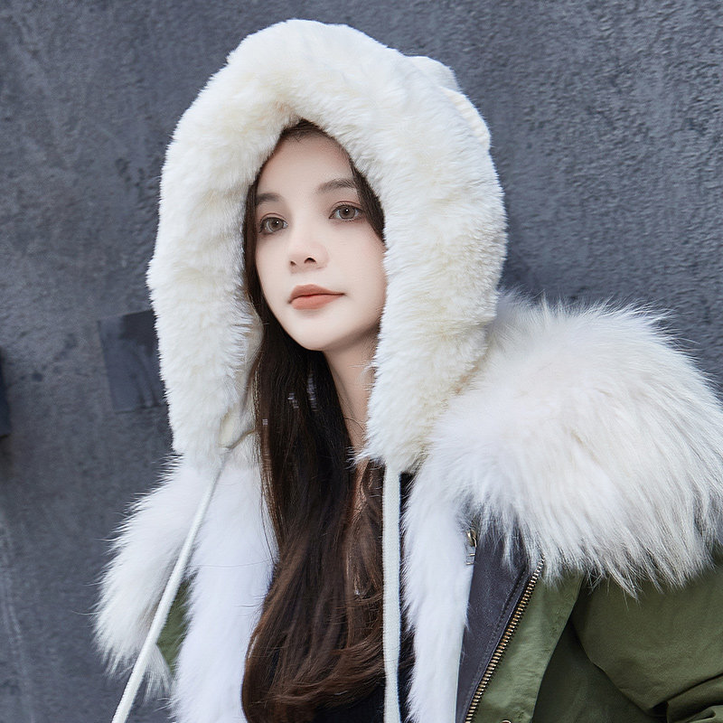 2021年新款雷锋帽子子女显脸冬天韩版百搭加厚帽子