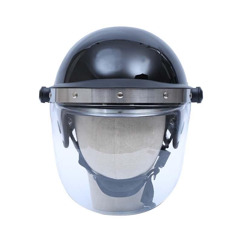 防暴头盔钢盔欧式保安战术安全帽安保面罩防爆头盔