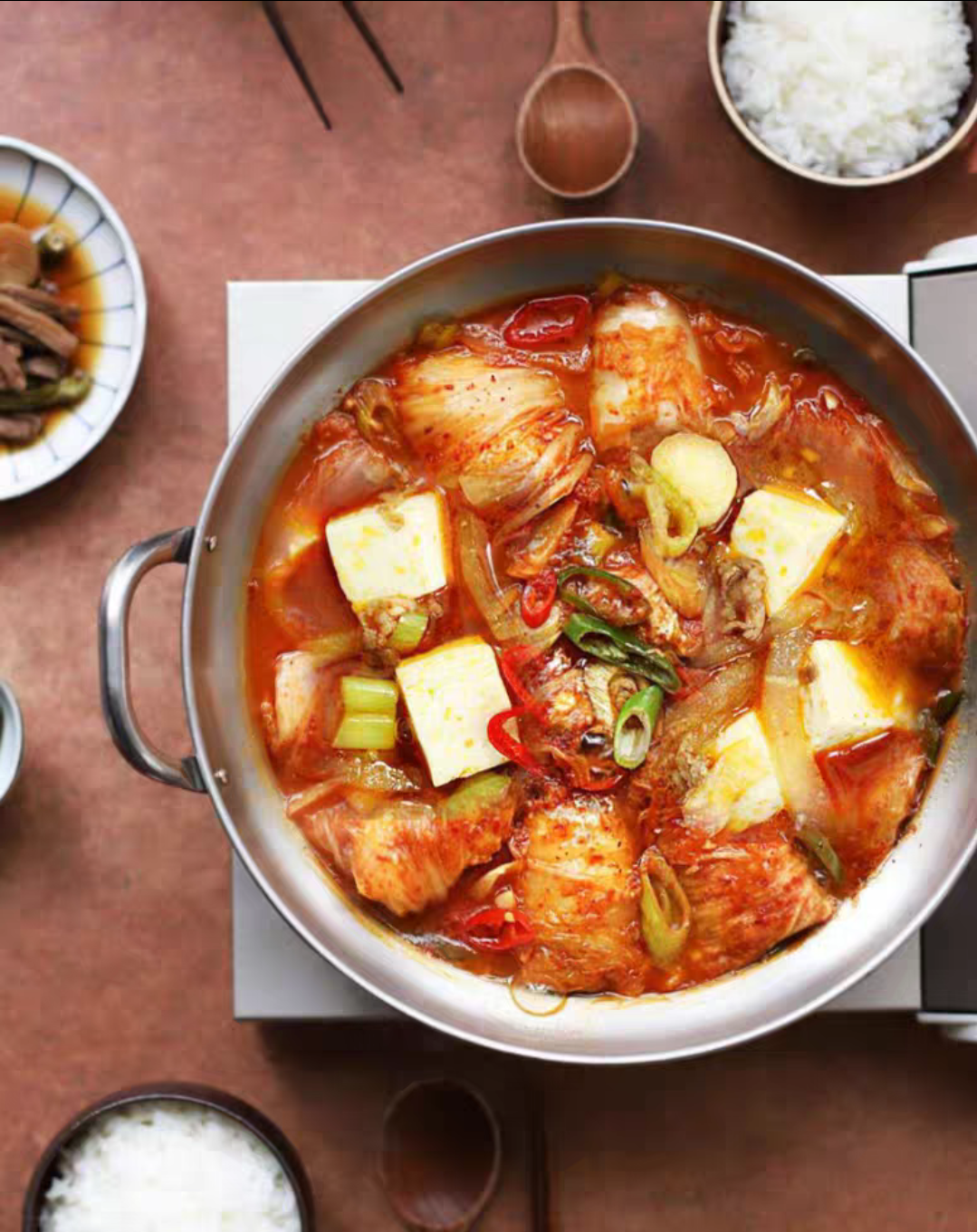 泡菜韩国汤韩式汤锅豆腐韩式速食风味方便懒人速食汤