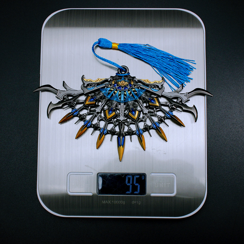 斗罗大陆唐门暗器孔雀翎唐三武器金属金属模模型游戏