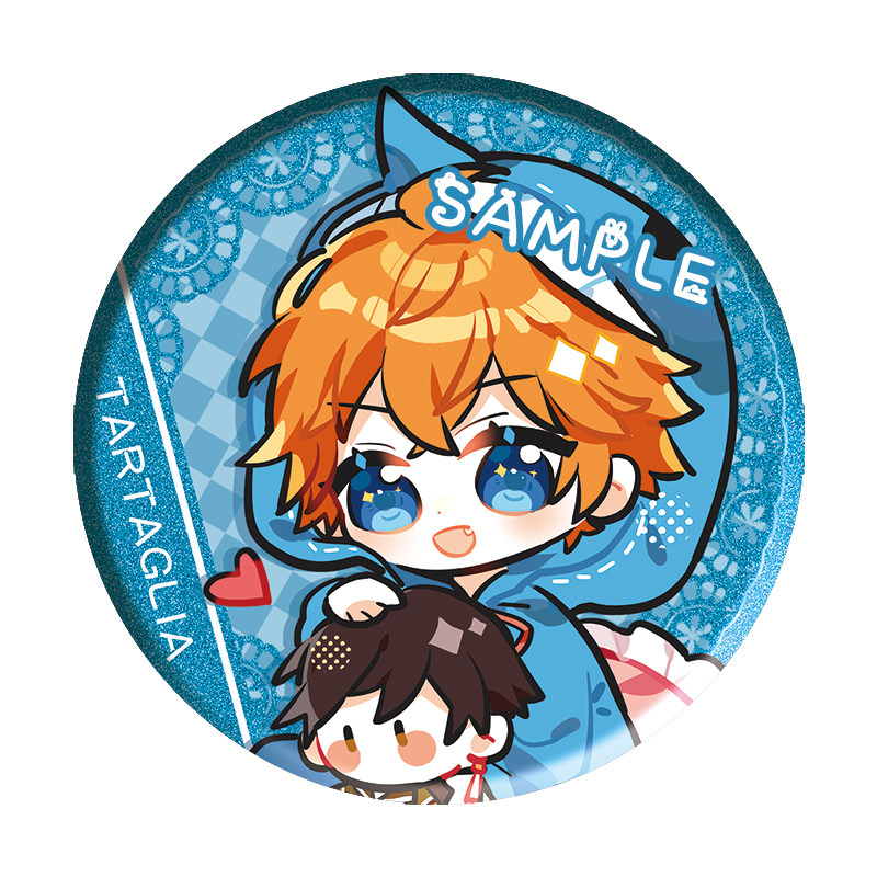 原神魈空二次元徽章吧唧双闪卢克凯亚万叶同人动漫挂件