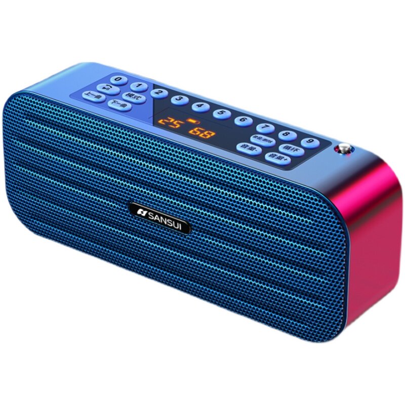 sansui山水d53蓝牙收音机2021新款高端插卡便携式无线