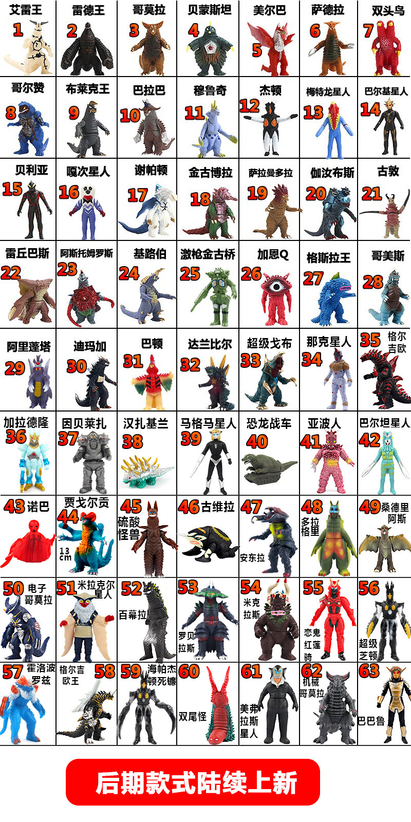 13cm格蒙莫拉电子王电子软胶雷德艾雷王模型人偶其他模型玩具